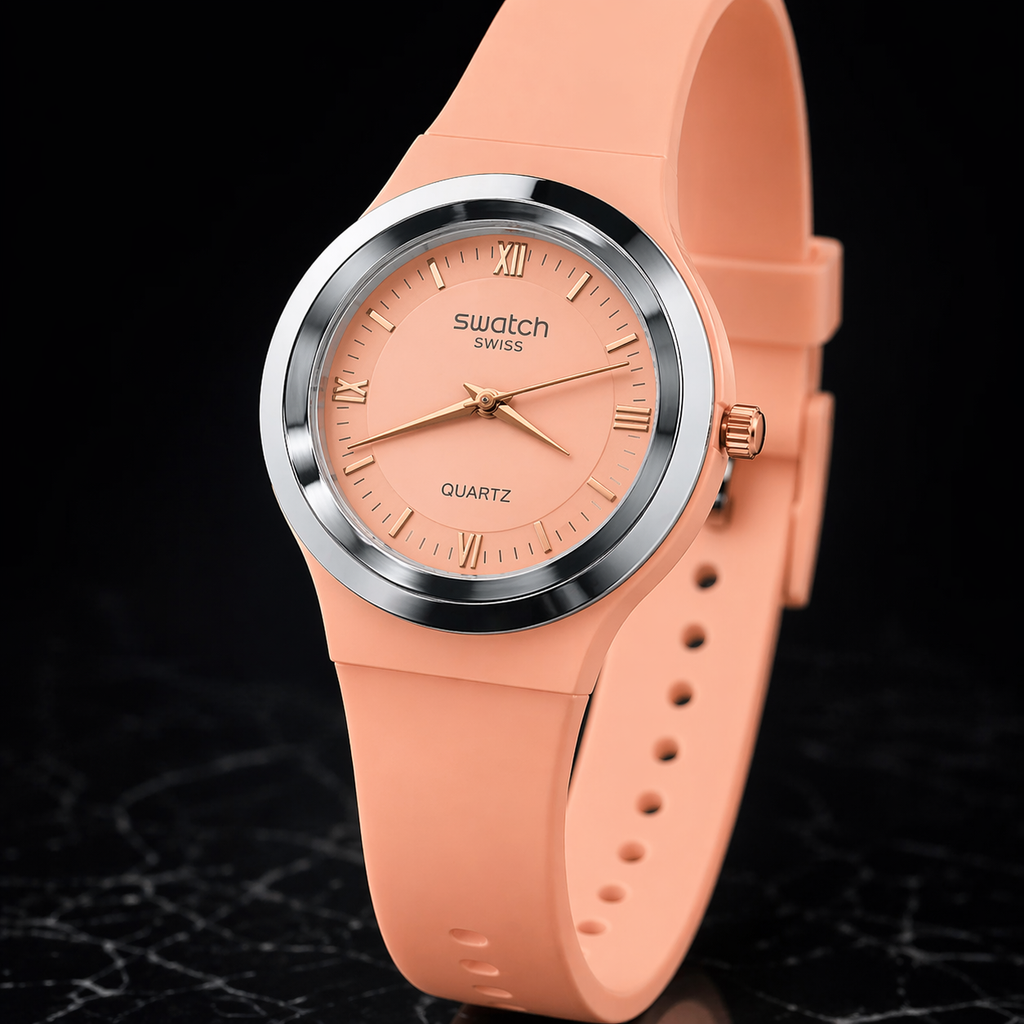 SWATCH ROMAN-rose péche