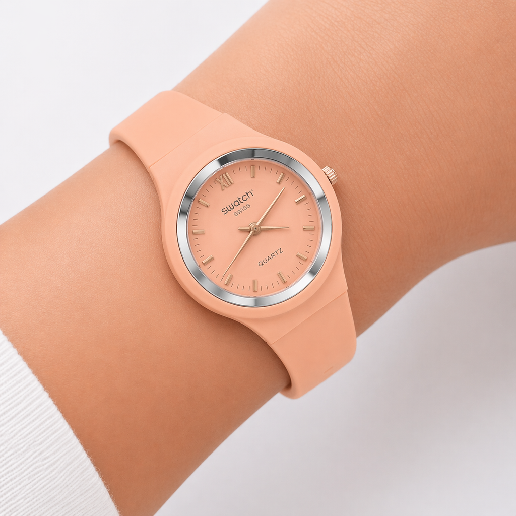 SWATCH ROMAN-rose péche
