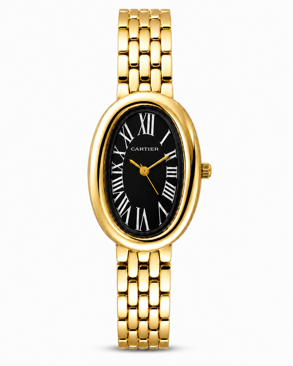 Montre Femme Cartier Golden Oval Noir