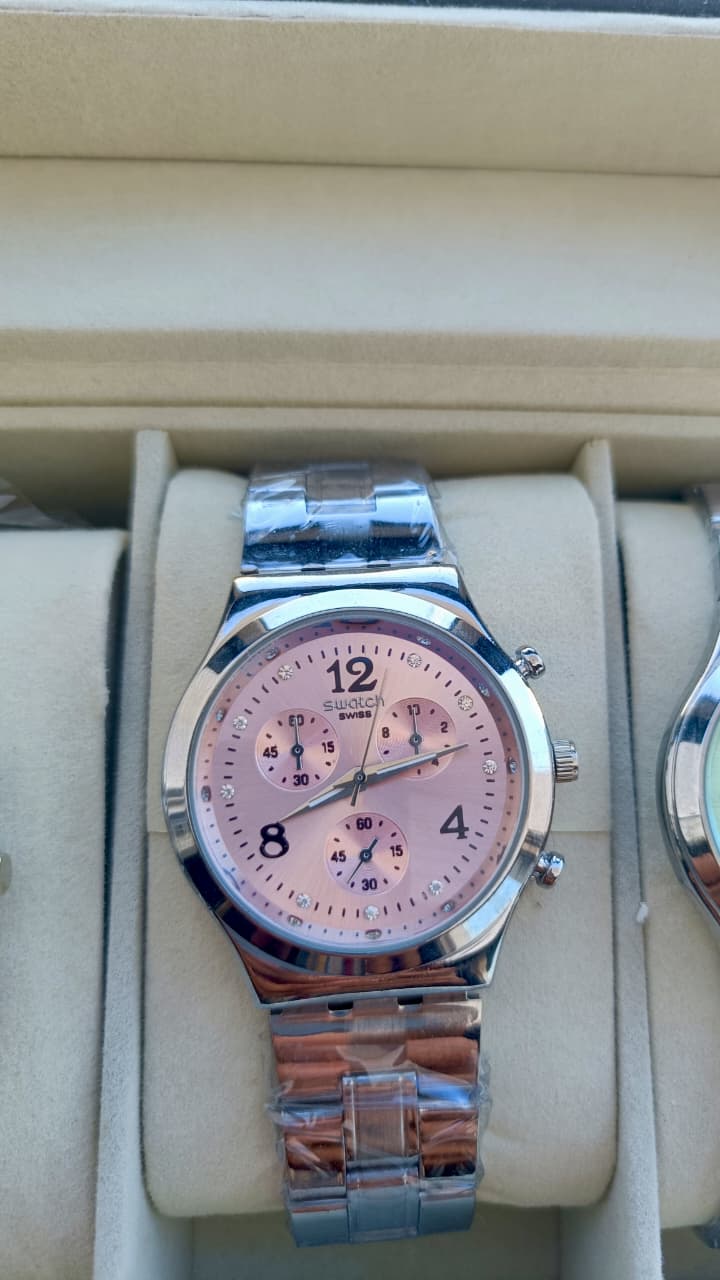 Swatch Crystal Rose– Acier Inoxydable