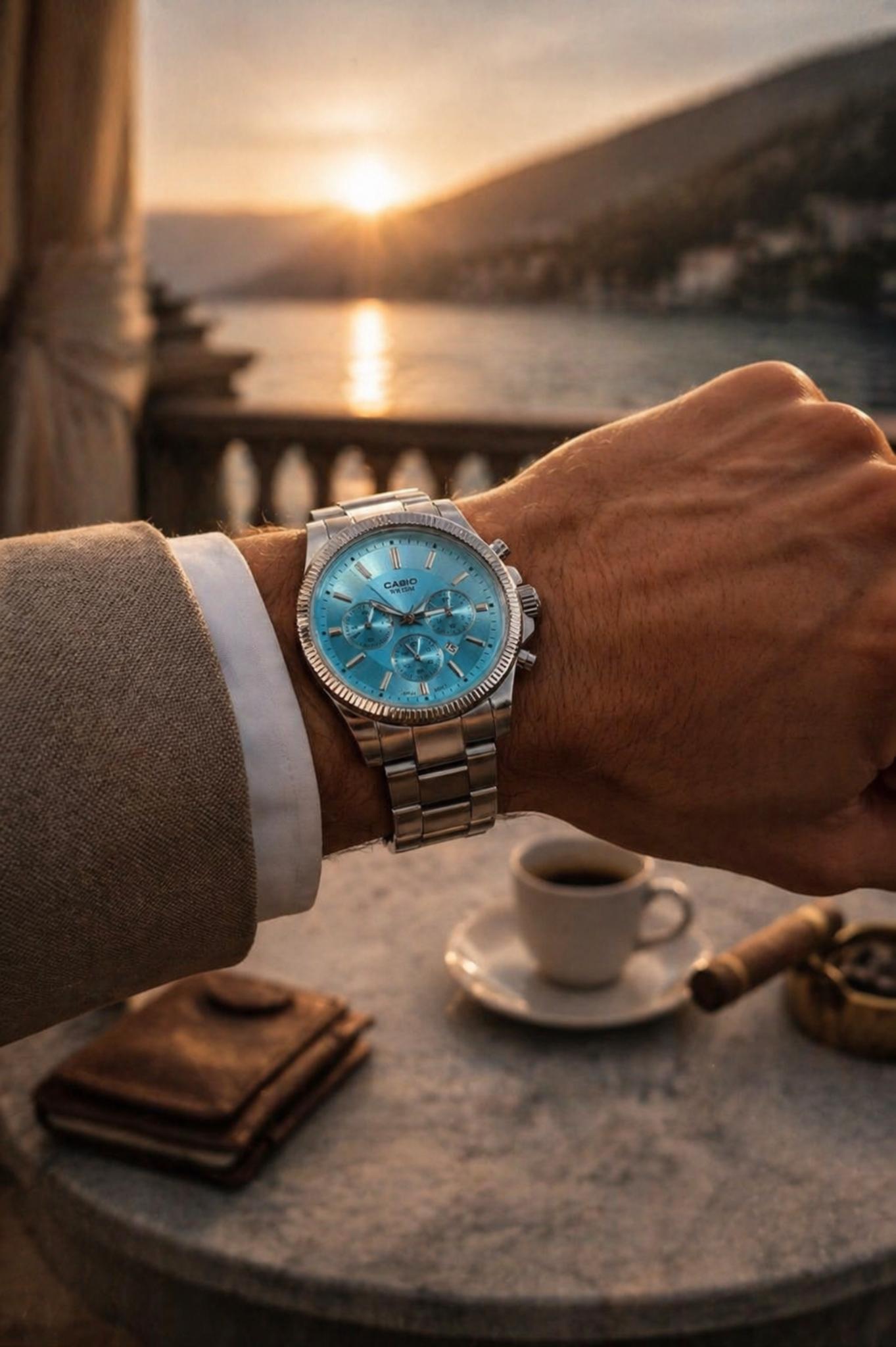 Casio Blue Horizon MTP-1375