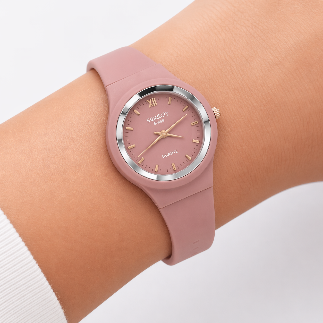 SWATCH ROMAN-Rose poudré