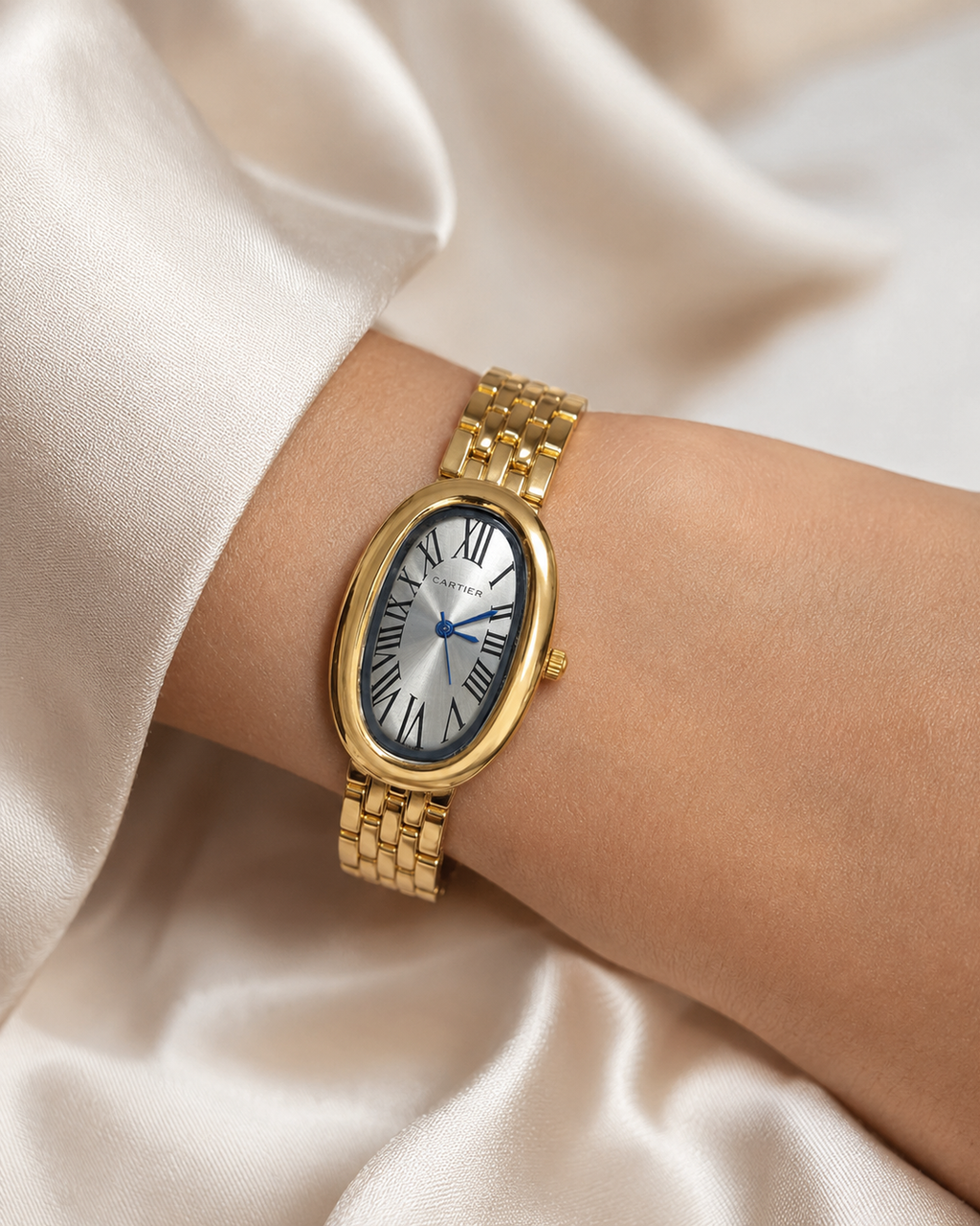 Montre Femme Cartier Golden Oval