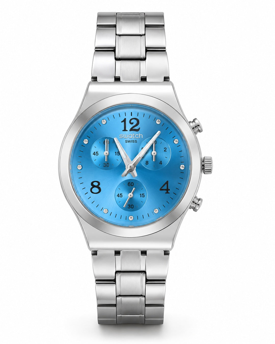 Swatch Crystal Blue – Acier Inoxydable