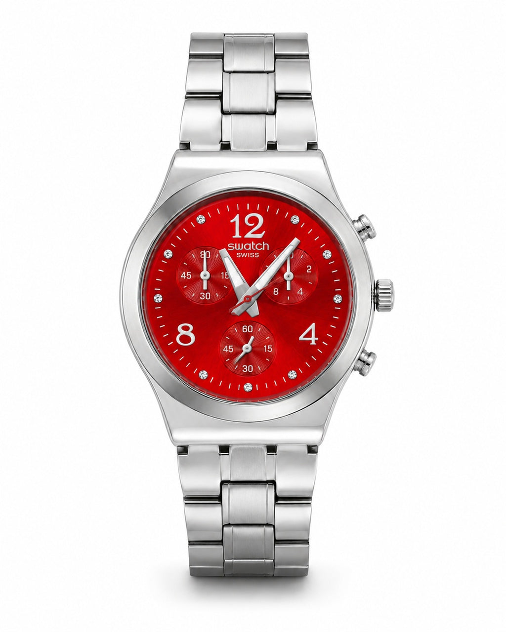 Swatch Crystal Rouge – Acier Inoxydable