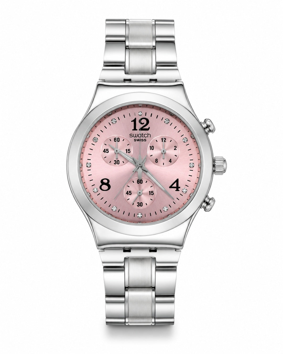 Swatch Crystal Rose– Acier Inoxydable